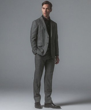 GOTAIRIKU 3ピースセットアップ対応【あたたかい】RENEWOOL ウールジャケット ブラック系4