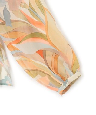 23区 【洗える】Ratti ペインティングプリント ブラウス マルチカラー