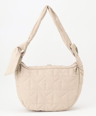 LA BAGAGERIE 【maison vert】 【超軽量！】キルティングショルダーバッグ ベージュ