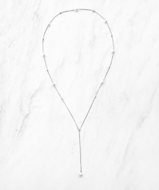 TOCCA PEARL WALTZ LARIAT NECKLACE ネックレス シルバー系