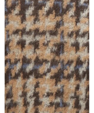 Te chichi チェックジャガードニットプルオーバー ベージュ