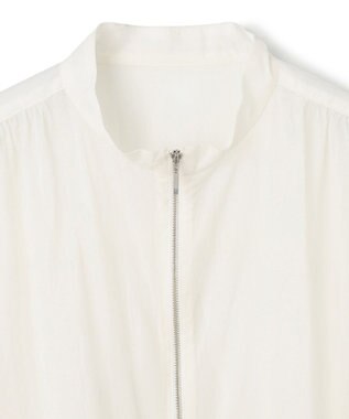 uncrave シアープルーフナイロン スタンドネックブルゾン ホワイト