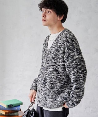 WEGO ツイストブークレカーディガン ブラックその他