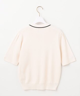 ANY SIS 【UVケア】ポロ襟 プルオーバー アイボリー