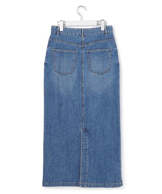 23区 L 【先行予約】23区DENIM Iライン デニムスカート スカイブルー系