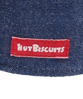 MIKI HOUSE HOT BISCUITS 【44-52cm】 顔ドン デニムキャップ 紺