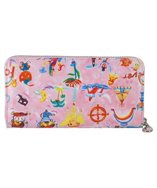 tsumori chisato CARRY ピーターパン ラウンドファスナー長財布 ピンク