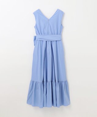 GRACE CONTINENTAL ライトタフタドレス ブルー