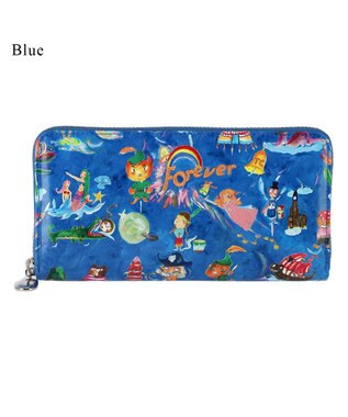 tsumori chisato CARRY ピーターパン ラウンドファスナー長財布 ブルー