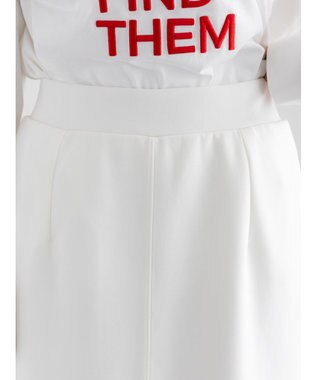 Te chichi ダンボールナロースカート（セットアップ可） オフホワイト