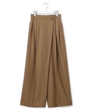 23区 【SACRA】スーパーファインフランネル パンツ カーキ系