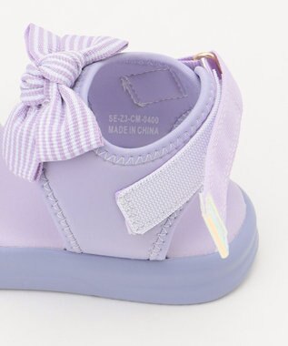 ANY KIDS リボン スポーツ サンダル ラベンダー