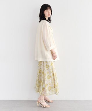 YECCA VECCA シアーテーラードジャケット Ivory