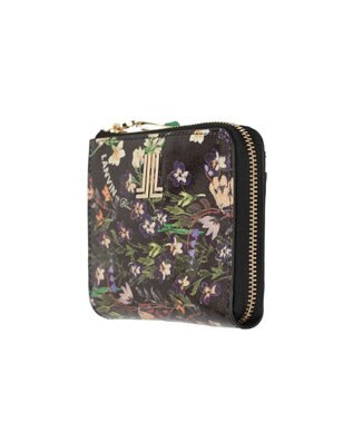 LANVIN en Bleu シャンペトル 2つ折りＬファスナー財布 ブラック