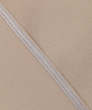 ICB 【接触冷感・UVカット・洗える】ヴィンテージスパンブロード デザインブラウス クリームブラウン系