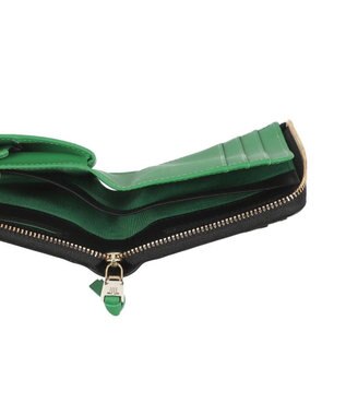 LANVIN en Bleu シャンペトル 2つ折りＬファスナー財布 ブラック