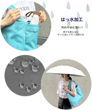 ROOTOTE 3157【ロングセラー商品】SN.ミディアム.ポケッツ-D 09：ターコイズ