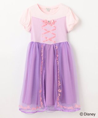 ANY KIDS 【ディズニープリンセス/フローズン】ドレス風 ワンピース ラベンダー<ラプンツェル>
