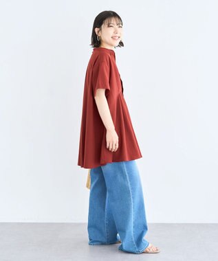 Green Parks ウエストタックシャツチュニック Terracotta