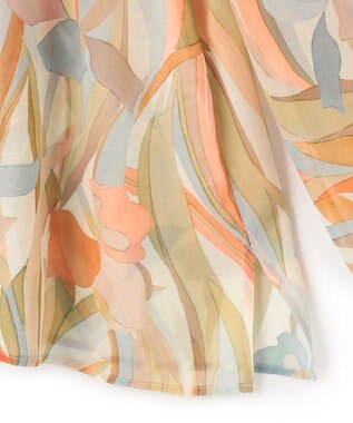 23区 【洗える】Ratti ペインティングプリント ブラウス マルチカラー