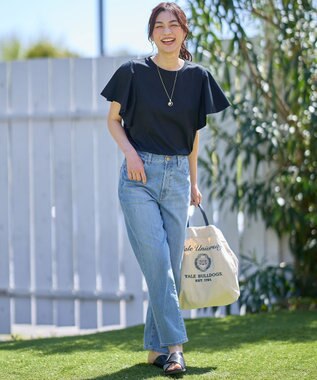 ANY L 【洗濯機可能/ストレッチ】ライトウェイトデニム フェードインディゴ