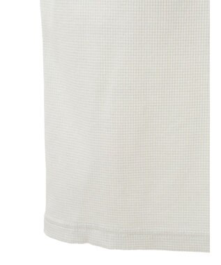 Green Parks カップ付きアシンメトリーラメタンクトップ Off White