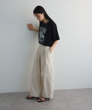 Green Parks フォトグラフィック半袖Ｔシャツ Brown