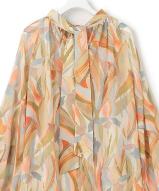 23区 【洗える】Ratti ペインティングプリント ブラウス マルチカラー