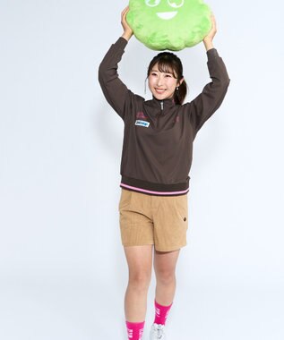 PW CIRCULUS 【手洗い洗濯可 / NEWシーズン素材 / ストレッチ】【WOMEN】コーデュロイショーツ ゴルフウェア レディース ベージュ系