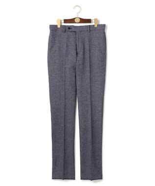 J.PRESS MEN 【ウォッシャブル可】コンフォートストレッチリネン スラックス ブルー系