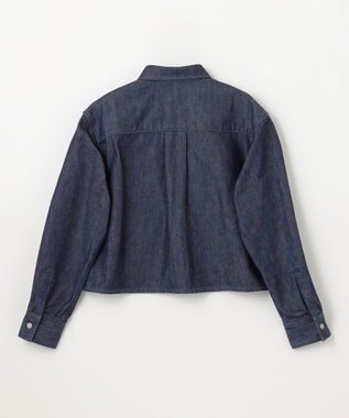 NAVE 【ReNave・セットアップ可/洗える】マーセライズデニムシャツ ネイビー系