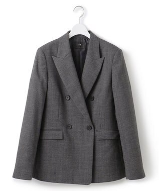 23区 【セットアップ対応】TWサキソニー ダブル ジャケット グレー系