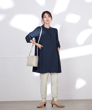 Tiaclasse L 【日本製・洗える】ロイカジョガーパンツ ベージュ