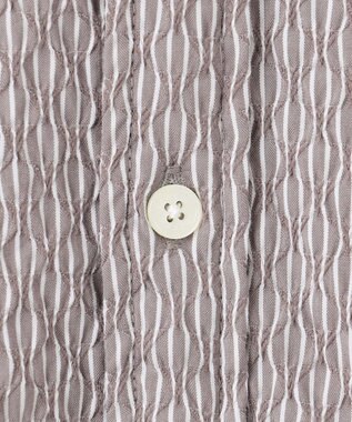 JOSEPH HOMME トライジャガード ストライプ ストレッチ    レギュラーカラーシャツ ベージュ系1