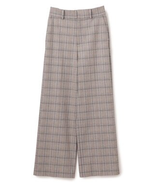 UNFILO beauty warm ワイドパンツ グレンチェック