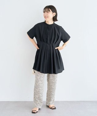 Green Parks ウエストタックシャツチュニック Black