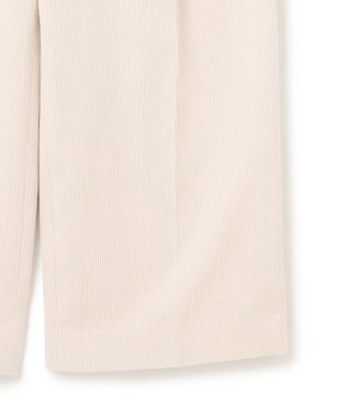 BEIGE， 【洗える】PASTEUR / ウエストベルト付きコーデュロイパンツ Ecru