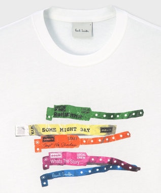 Paul Smith Paul Smith × Oasis リストバンド Tシャツ ホワイト