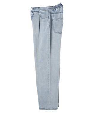 earth music&ecology タックルーズデニムパンツ Light Indigo