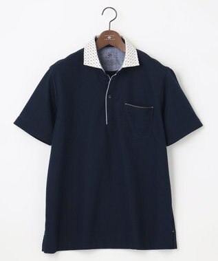 JOSEPH ABBOUD 【カラー豊富】人気！オーガニックコットン使用 ダディポロシャツ ネイビー系