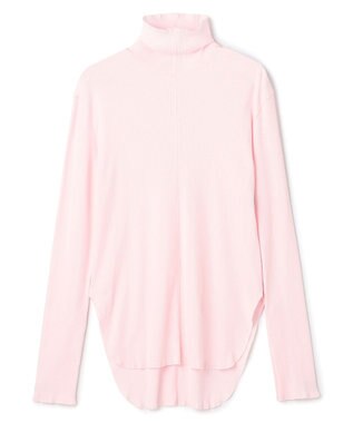 uncrave ヴィンテージリブ ハイネックトップス ライトピンク