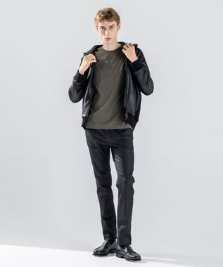 JOSEPH HOMME ハイゲージベアスムース　クルーネック長袖Ｔシャツ ダークグリーン系