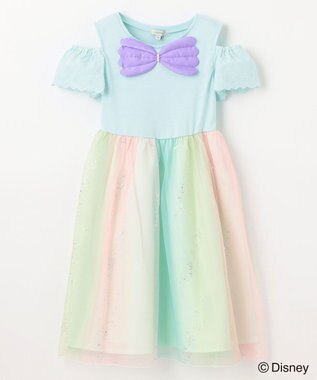 ANY KIDS 【ディズニープリンセス/フローズン】ドレス風 ワンピース レインボー<アリエル>