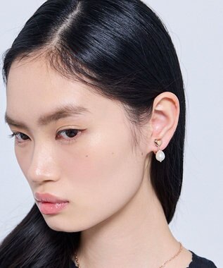 TOCCA FULL HEART EARRINGS 淡水パールイヤリング【星風まどかさん着用】 ローズ系