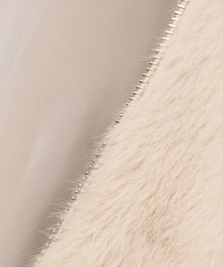 ANY ファーブルゾン ライトベージュ