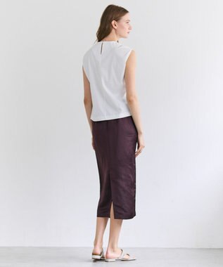 BEIGE， AFGHA / コットンドレープ スムーストップス White