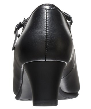 ASICS WALKING ペダラウォーキングシューズ 2E ヒール高5.0cm ブラック系