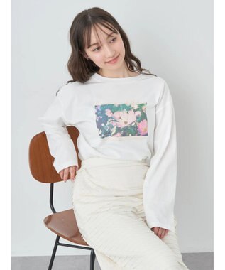 earth music&ecology Ｆｌｏｗｅｒ　グラフィックロンＴ B