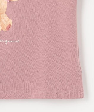 ANY KIDS 裏毛 アニマル トレーナー ピンク