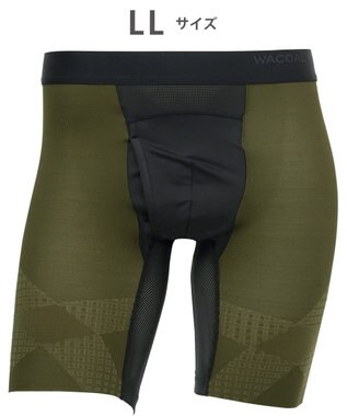 WACOAL MEN 【クロスウォーカー】 はいて歩いて、カロリー消費アップ ムレ軽減設計 ロング丈 前開き WX5014 /ワコールメン